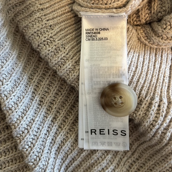 Reiss Sinead Racerback Rib Sweater Vest. Size Large - Picture 7 of 8